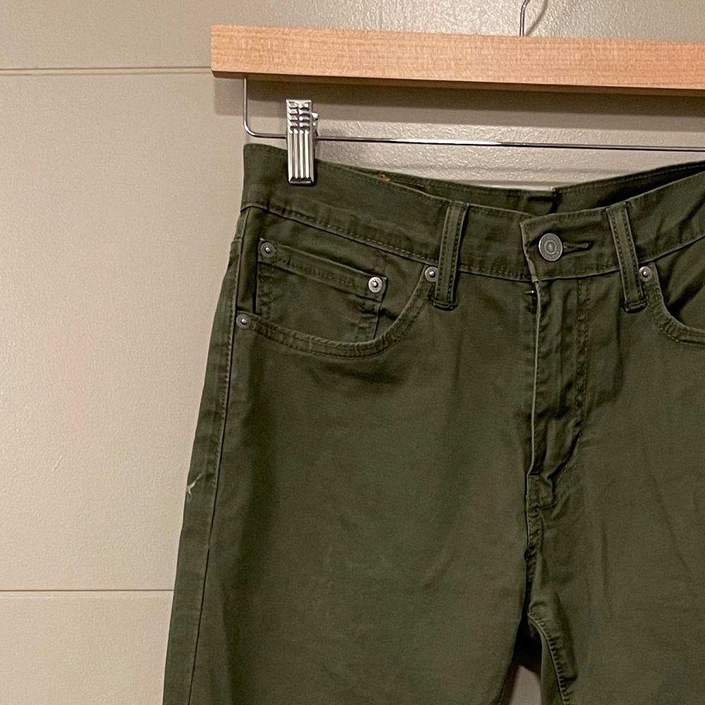 MENS Levi’s 511 Green Pants